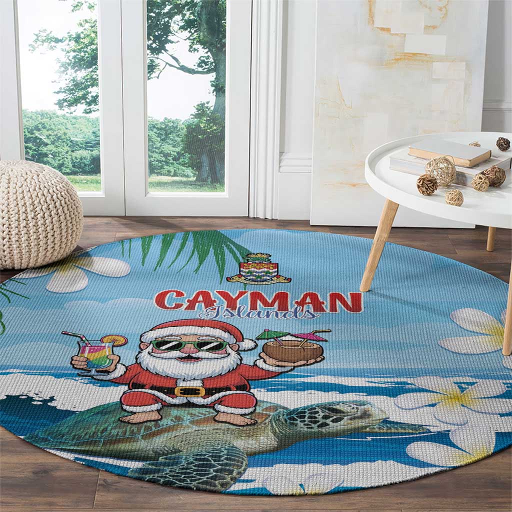 Cayman Islands Christmas Round Carpet Merry Xmas - Wonder Print Shop