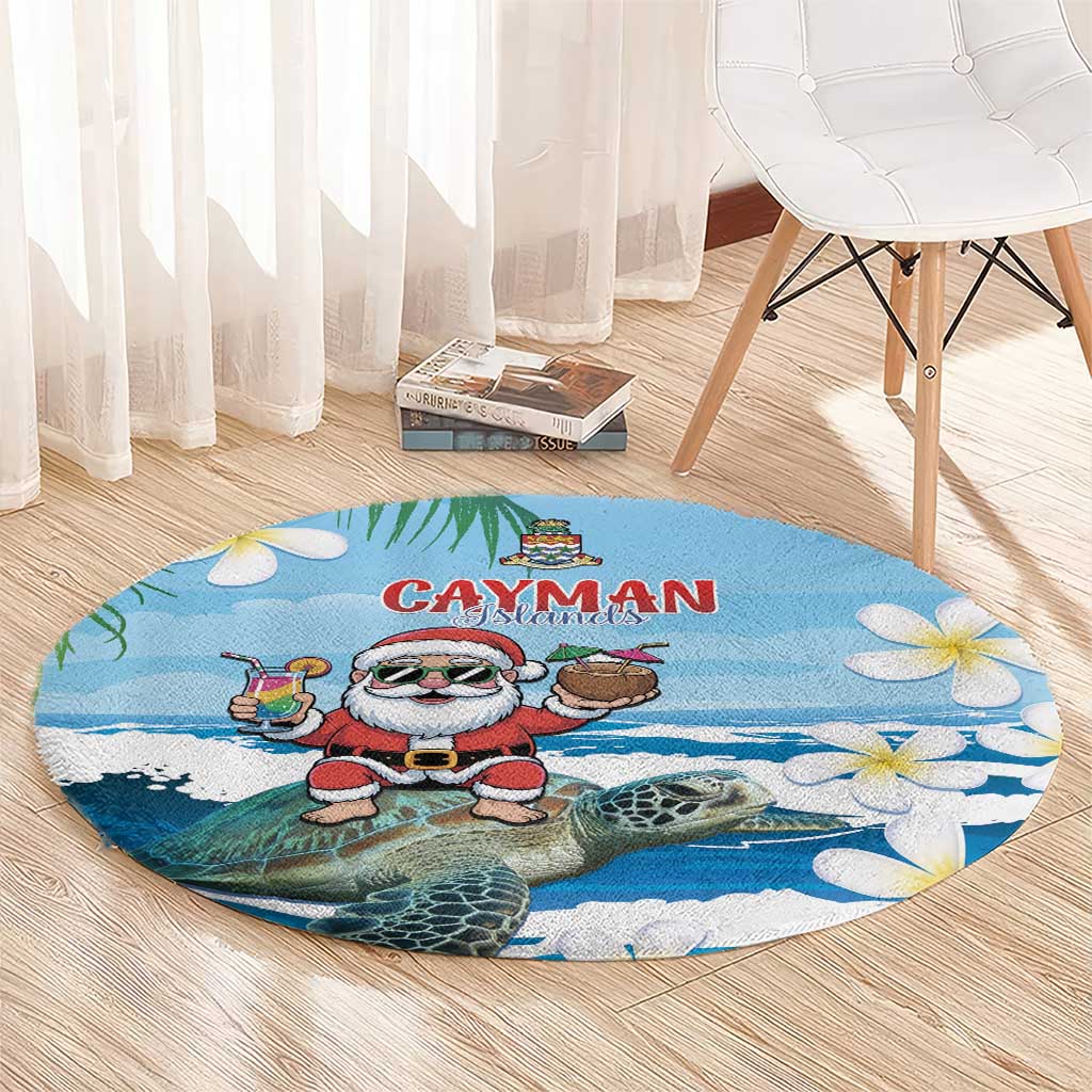 Cayman Islands Christmas Round Carpet Merry Xmas - Wonder Print Shop