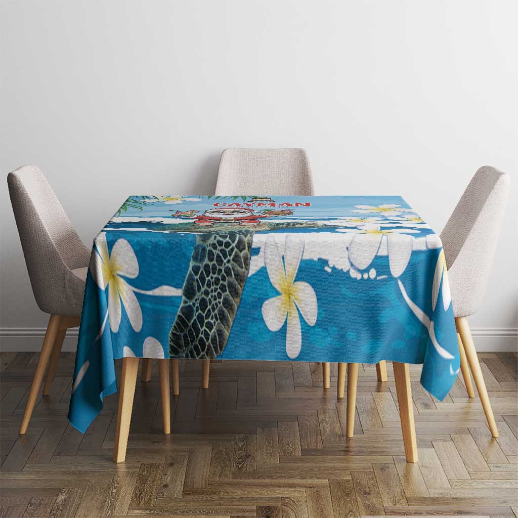 Cayman Islands Christmas Tablecloth Merry Xmas - Wonder Print Shop