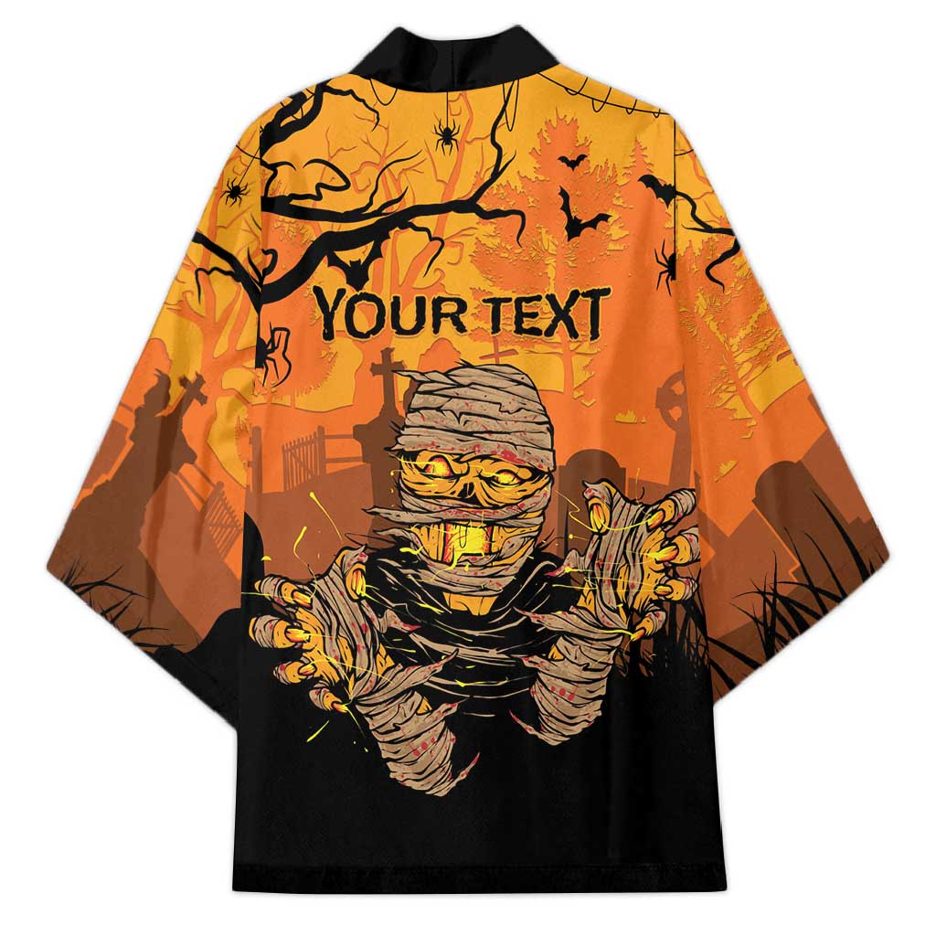 Personalized Halloween Egypt Mummy Kimono Trick or Treat - Wonder Print Shop