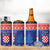 Croatia Christmas 4 in 1 Can Cooler Tumbler Coat Of Arms Sretan Bozic - Wonder Print Shop