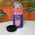 Croatia Christmas 4 in 1 Can Cooler Tumbler Coat Of Arms Sretan Bozic - Wonder Print Shop