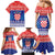 Croatia Christmas Family Matching Mermaid Dress and Hawaiian Shirt Coat Of Arms Sretan Bozic