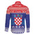 Croatia Christmas Family Matching Short Sleeve Bodycon Dress and Hawaiian Shirt Coat Of Arms Sretan Bozic