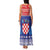 Croatia Christmas Family Matching Tank Maxi Dress and Hawaiian Shirt Coat Of Arms Sretan Bozic