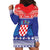 Croatia Christmas Hoodie Dress Coat Of Arms Sretan Bozic