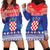 Croatia Christmas Hoodie Dress Coat Of Arms Sretan Bozic