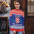 Croatia Christmas Ugly Christmas Sweater Coat Of Arms Sretan Bozic - Wonder Print Shop