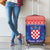 Croatia Christmas Luggage Cover Coat Of Arms Sretan Bozic - Wonder Print Shop