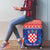 Croatia Christmas Luggage Cover Coat Of Arms Sretan Bozic - Wonder Print Shop