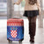 Croatia Christmas Luggage Cover Coat Of Arms Sretan Bozic - Wonder Print Shop