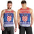 Croatia Christmas Men Tank Top Coat Of Arms Sretan Bozic