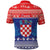 Croatia Christmas Polo Shirt Coat Of Arms Sretan Bozic