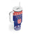 Croatia Christmas Tumbler With Handle Coat Of Arms Sretan Bozic - Wonder Print Shop