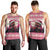 Croatia Christmas Men Tank Top Pine Marten Playing Violin - Dark Pink Color - Wonder Print Shop