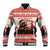 Croatia Christmas Baseball Jacket Pine Marten Playing Violin - Red Color - Wonder Print Shop