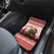 Croatia Christmas Car Mats Pine Marten Playing Violin - Red Color