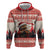 Croatia Christmas Hoodie Pine Marten Playing Violin - Red Color