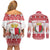 Malta Christmas Couples Matching Off Shoulder Short Dress and Long Sleeve Button Shirt Coat Of Arms il-Milied it-Tajjeb - Wonder Print Shop