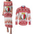 Malta Christmas Couples Matching Puletasi and Long Sleeve Button Shirt Coat Of Arms il-Milied it-Tajjeb - Wonder Print Shop