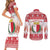 Malta Christmas Couples Matching Short Sleeve Bodycon Dress and Long Sleeve Button Shirt Coat Of Arms il-Milied it-Tajjeb - Wonder Print Shop