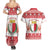 Malta Christmas Couples Matching Summer Maxi Dress and Hawaiian Shirt Coat Of Arms il-Milied it-Tajjeb - Wonder Print Shop