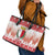 Malta Christmas Leather Tote Bag Coat Of Arms il-Milied it-Tajjeb - Wonder Print Shop