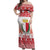 Malta Christmas Off Shoulder Maxi Dress Coat Of Arms il-Milied it-Tajjeb - Wonder Print Shop