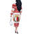 Malta Christmas Off The Shoulder Long Sleeve Dress Coat Of Arms il-Milied it-Tajjeb - Wonder Print Shop