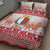 Malta Christmas Quilt Bed Set Coat Of Arms il-Milied it-Tajjeb - Wonder Print Shop