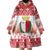 Malta Christmas Wearable Blanket Hoodie Coat Of Arms il-Milied it-Tajjeb