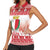 Malta Christmas Women Sleeveless Polo Shirt Coat Of Arms il-Milied it-Tajjeb - Wonder Print Shop