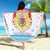 Luxembourg Christmas Beach Blanket Coat Of Arms Schei Chreschtdeeg - Wonder Print Shop