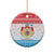 Luxembourg Christmas Ceramic Ornament Coat Of Arms Schei Chreschtdeeg