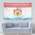 Luxembourg Christmas Tapestry Coat Of Arms Schei Chreschtdeeg