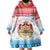 Luxembourg Christmas Wearable Blanket Hoodie Coat Of Arms Schei Chreschtdeeg