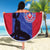 Custom Haiti Football Beach Blanket Go Les Grenadiers - Wonder Print Shop