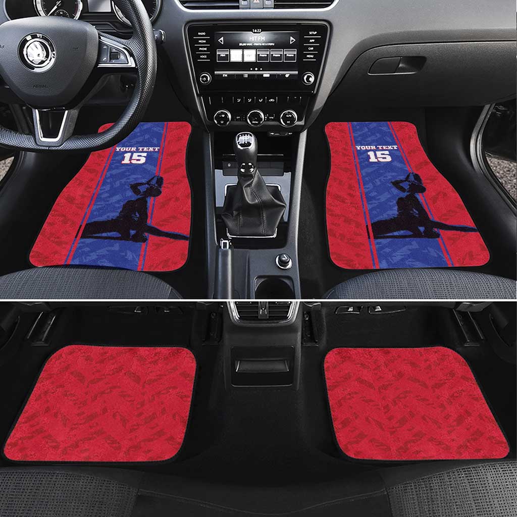 Custom Haiti Football Car Mats Go Les Grenadiers - Wonder Print Shop