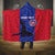 Custom Haiti Football Hooded Blanket Go Les Grenadiers