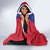 Custom Haiti Football Hooded Blanket Go Les Grenadiers