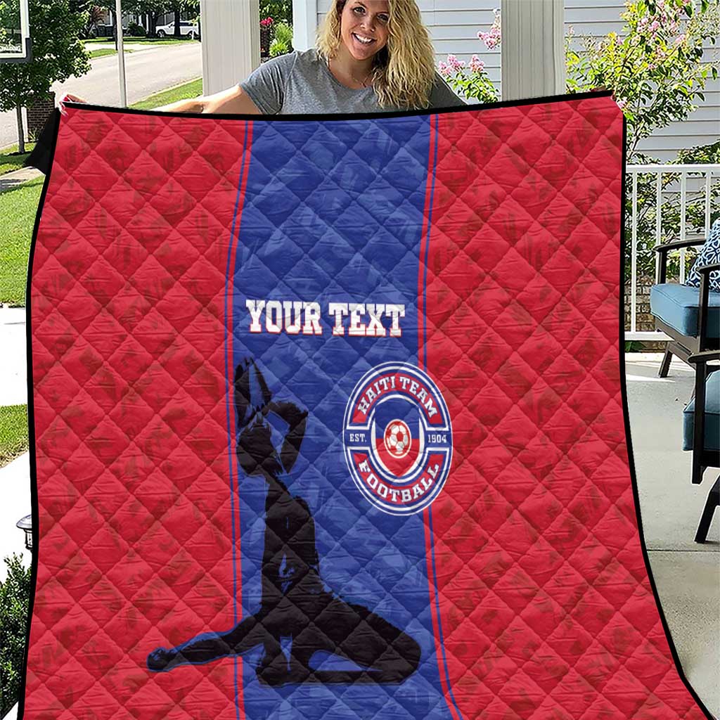 Custom Haiti Football Quilt Go Les Grenadiers - Wonder Print Shop