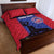 Custom Haiti Football Quilt Bed Set Go Les Grenadiers - Wonder Print Shop