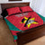 Custom Mozambique Football Quilt Bed Set Go Os Mambas - Wonder Print Shop