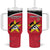 Custom Mozambique Football Tumbler With Handle Go Os Mambas