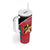 Custom Mozambique Football Tumbler With Handle Go Os Mambas