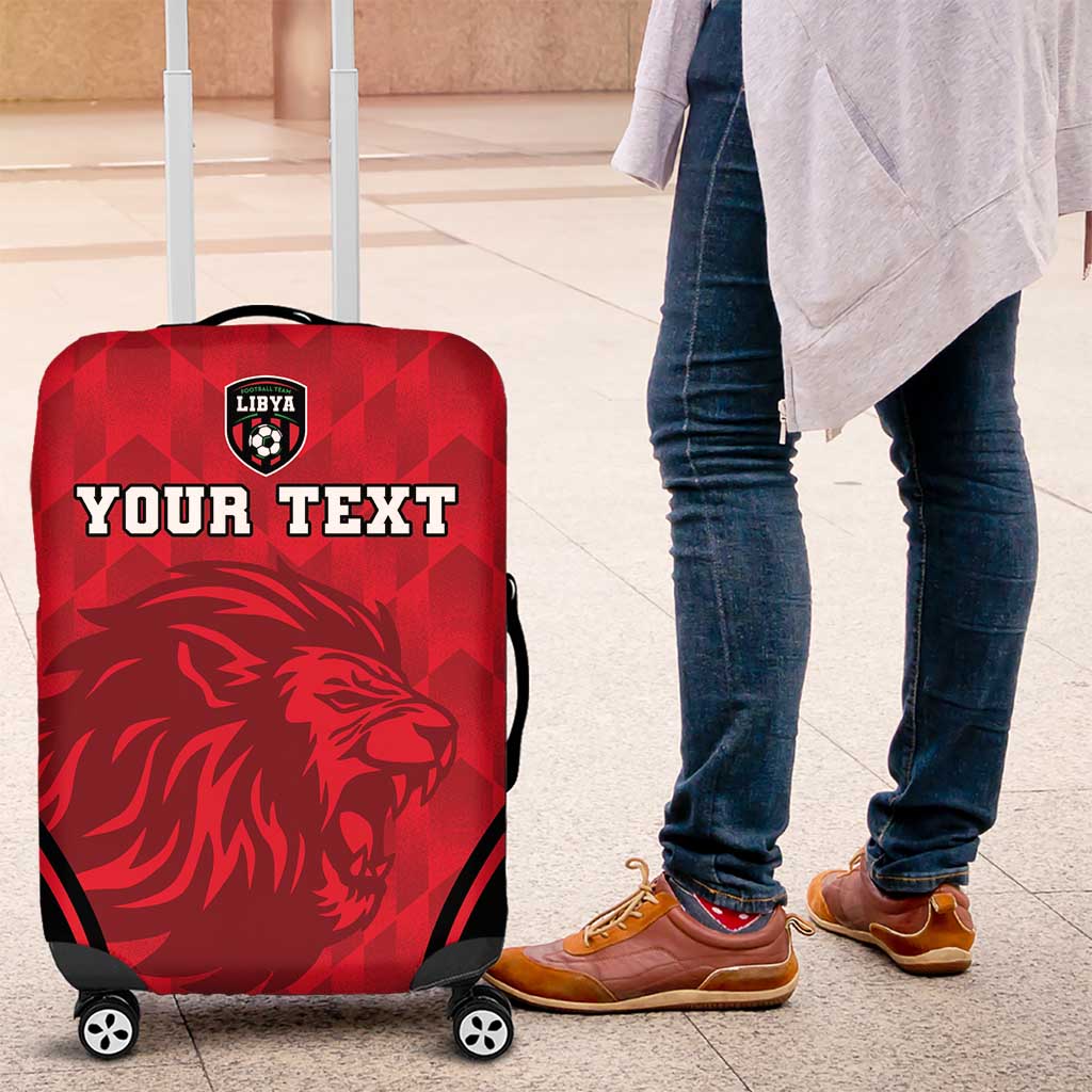 Custom Libya Football Luggage Cover Go Fursan al-Mutawasit