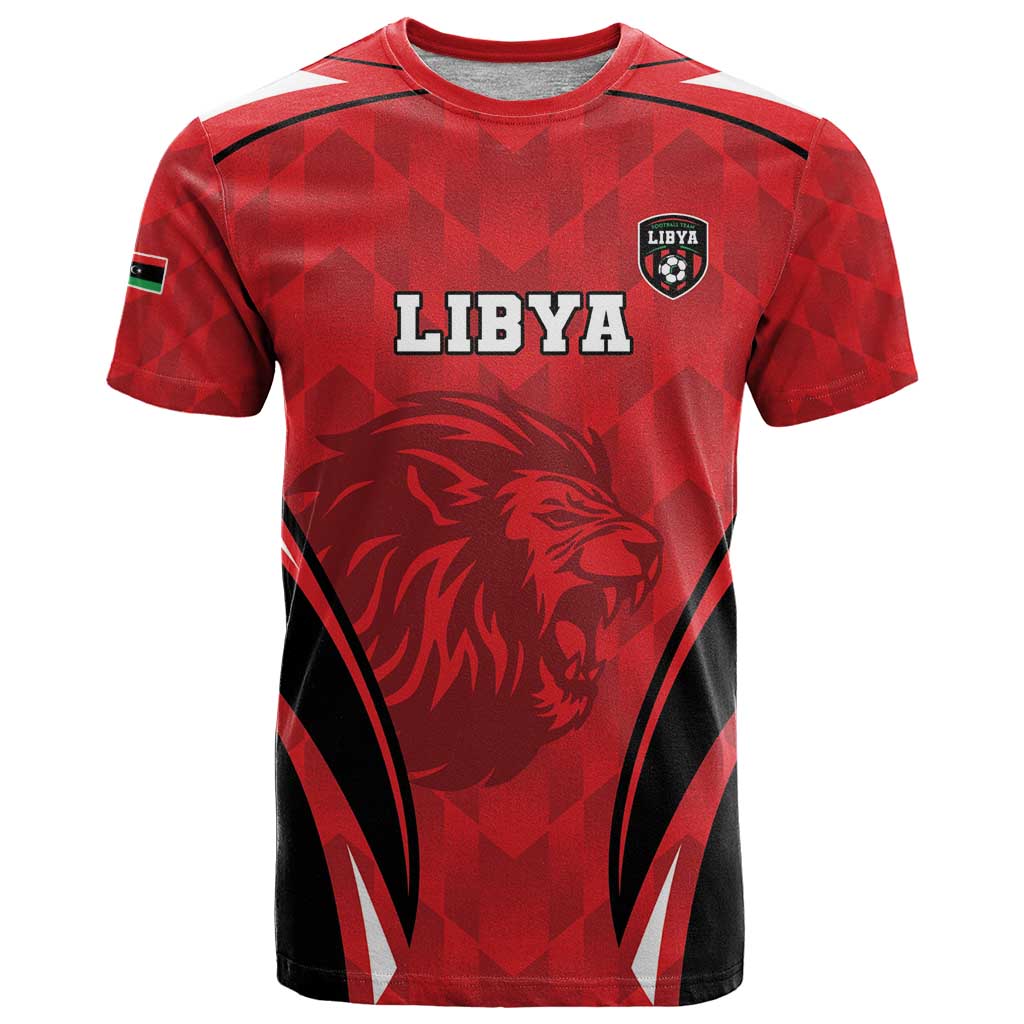 Custom Libya Football T Shirt Go Fursan al-Mutawasit