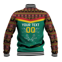 Custom Cameroon Football Baseball Jacket Go Champions - Toghu Pattern