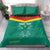 Custom Cameroon Football Bedding Set Go Champions - Toghu Pattern