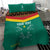 Custom Cameroon Football Bedding Set Go Champions - Toghu Pattern